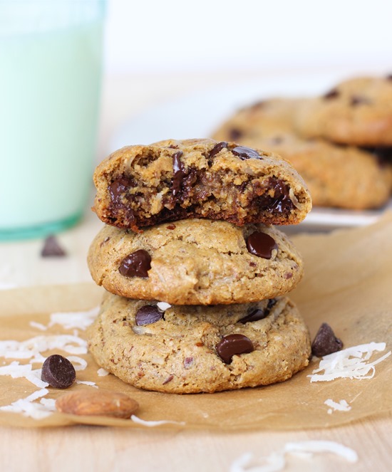 Almond Joy Cookies {gluten free, dairy free & refined sugar free}
