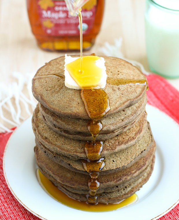 Buckwheat Gingerbread Pancakes {gluten-free and dairy-free}