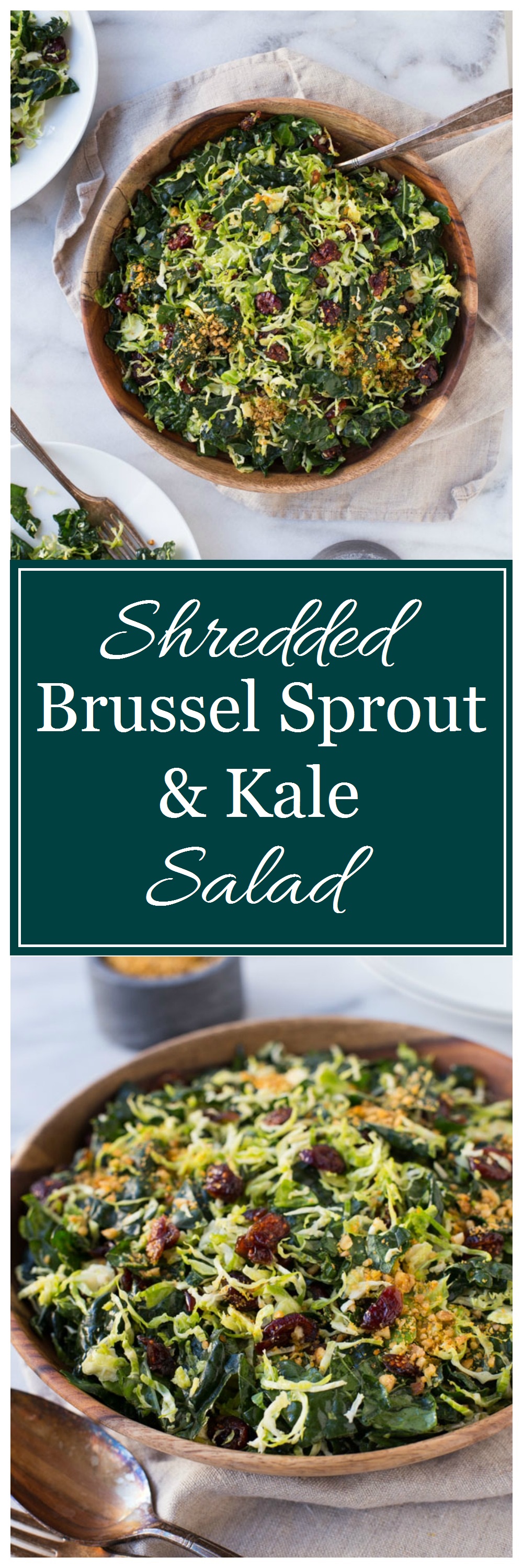 Shredded Brussel Sprout and Kale Salad 180