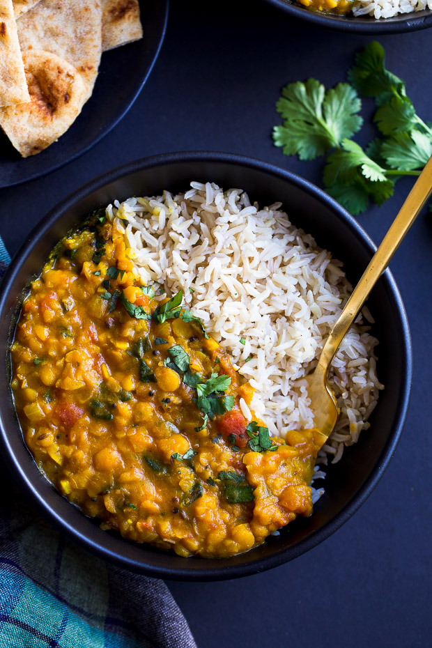 One Pot Spinach Dal