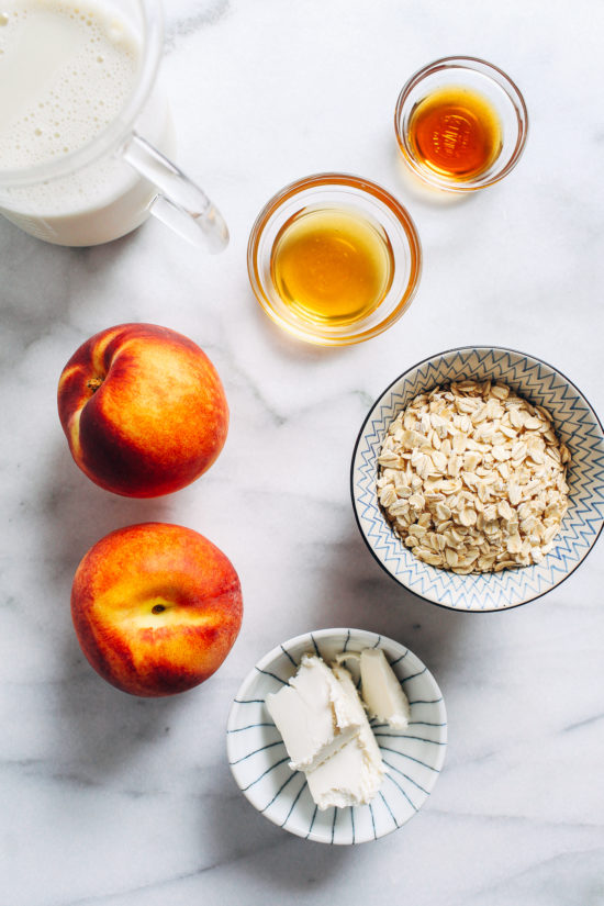 Peaches and Cream Baked Oatmeal Making Thyme for Health