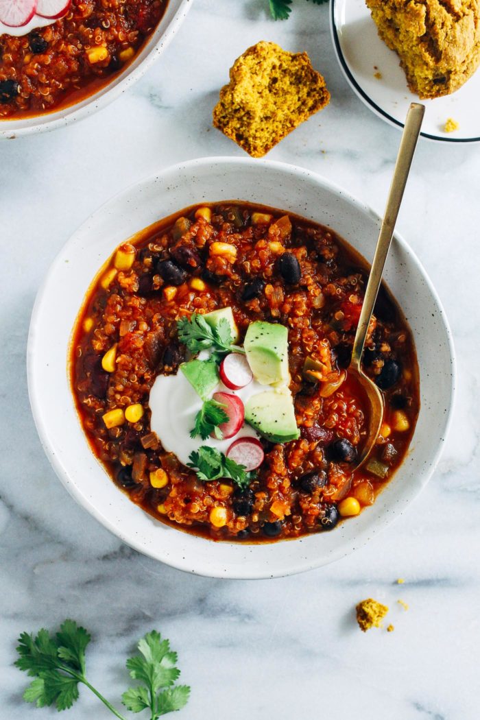 Best-Ever Quinoa Chili (vegan and gluten-free)
