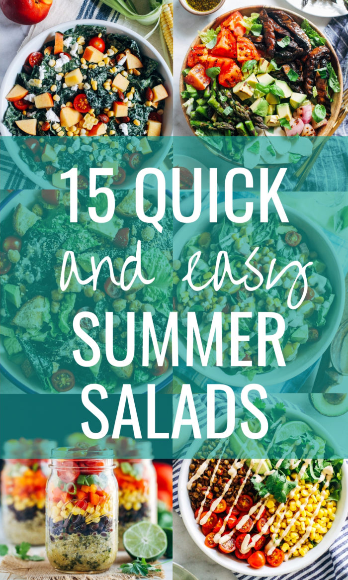 15 Quick and Easy Summer Salad Recipes - Making Thyme for Health