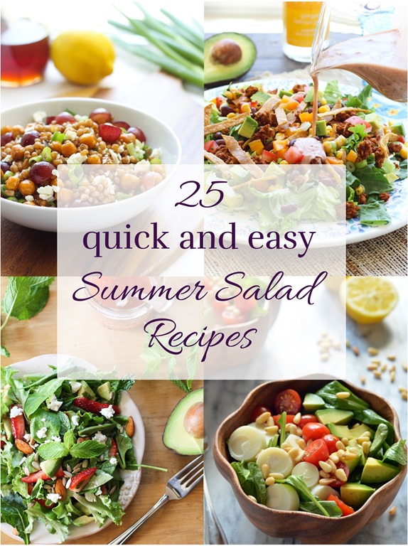 25 Quick and Easy Summer Salad Recipes - Making Thyme for Health