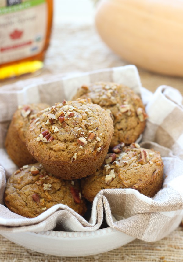 Spiced Maple Butternut Squash Muffins | Making Thyme for Health 