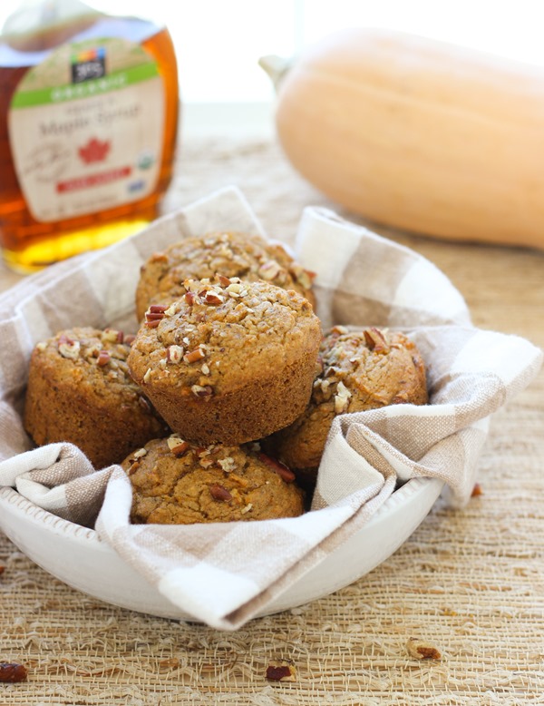 Spiced Maple Butternut Squash Muffins | Making Thyme for Health 