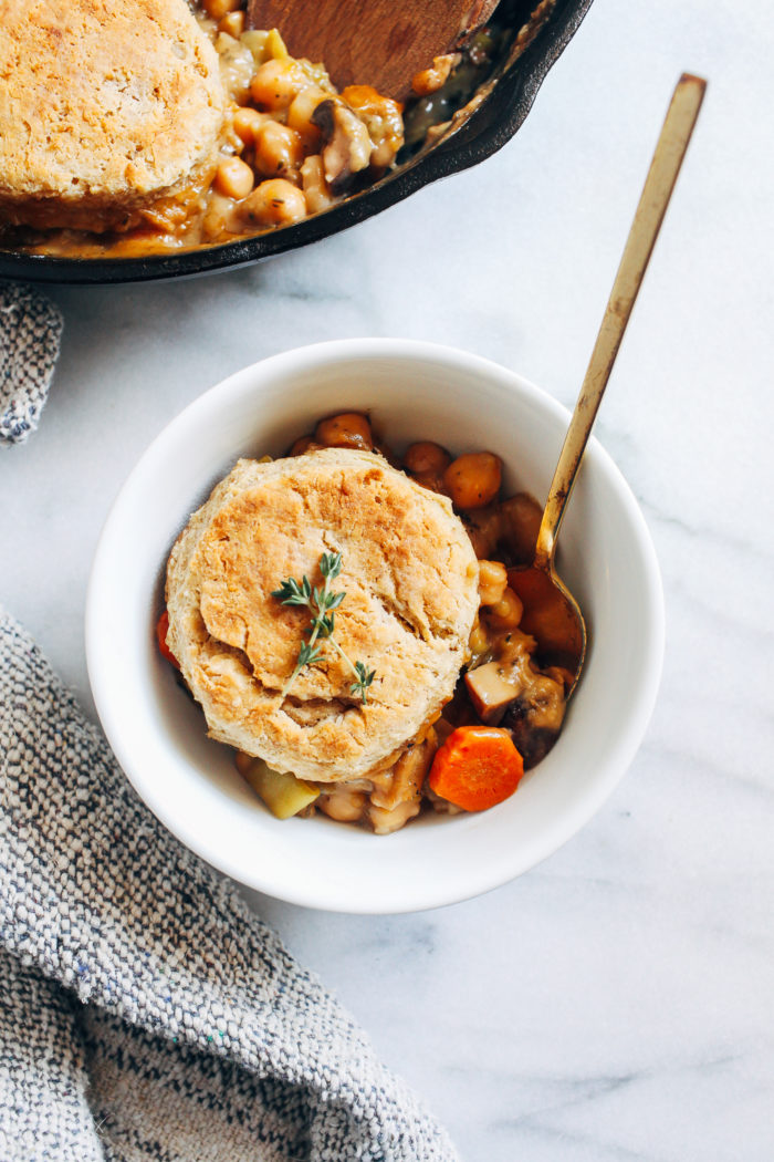 Vegan Chickpea Pot Pie from Making Thyme for Health
