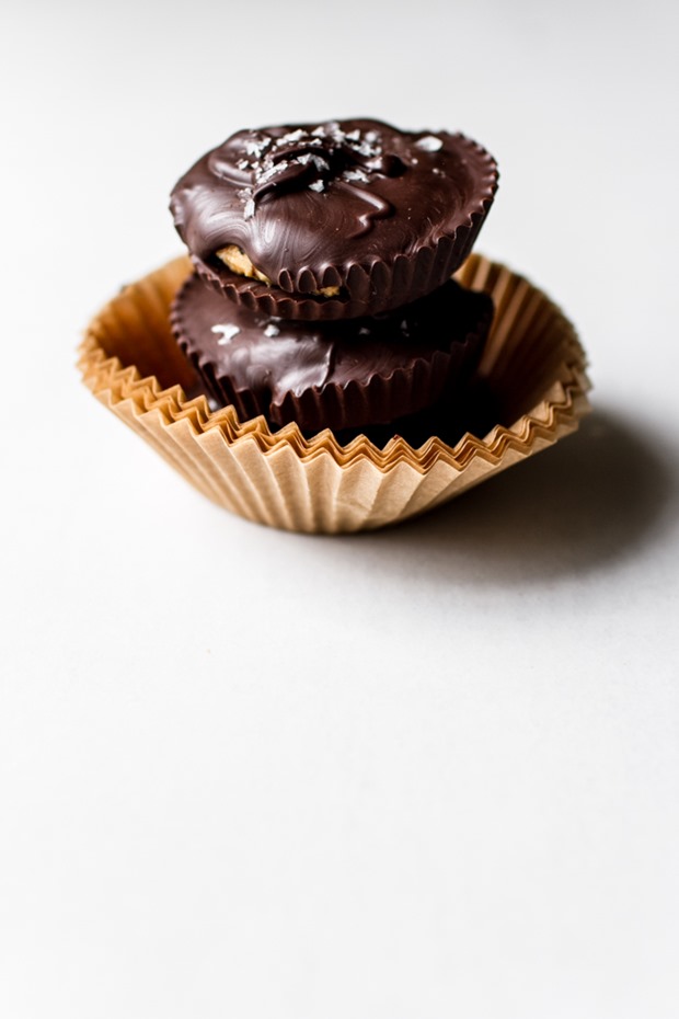 Homemade Crispy Peanut Butter Cups with Toasted Coconut Quinoa - edibleperspective