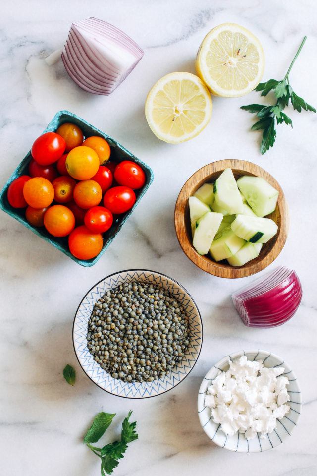Lentil Cucumber and Tomato Salad Making Thyme for Health