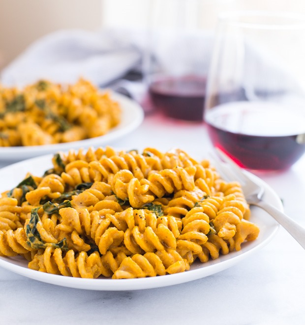 The Best Pumpkin Macaroni and 'Cheese' from Making Thyme for Health