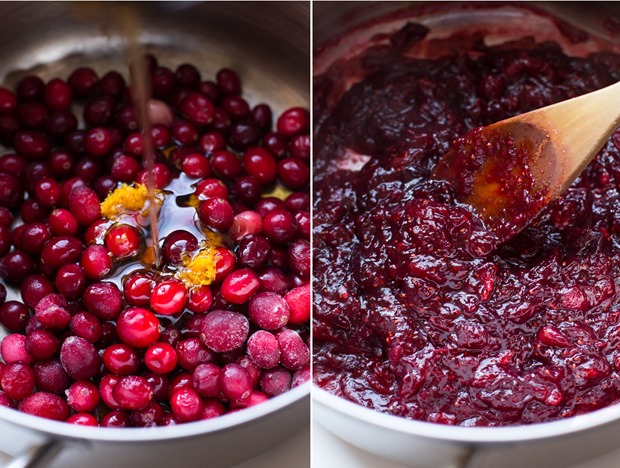Easy Cranberry Orange Jam- made without refined sugar!