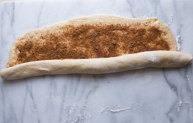 Vegan Eggnog Cinnamon Rolls made with @lovemysilk Almond Nog #ad 