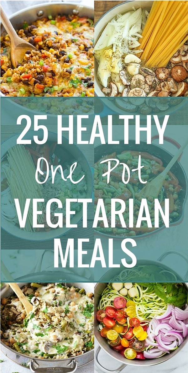 25 Healthy One Pot Vegetarian Meals 