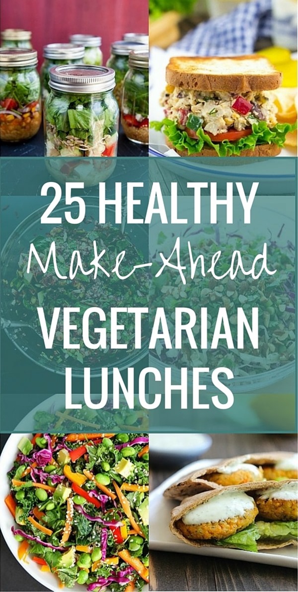 25 Healthy Make-Ahead Vegetarian Lunches
