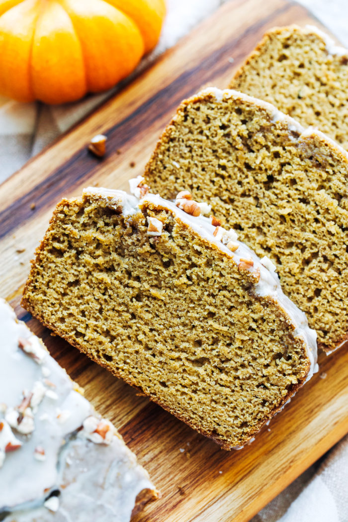 Healthy Pumpkin Bread- so good you would never guess it's gluten-free, dairy-free and refined sugar-free!!