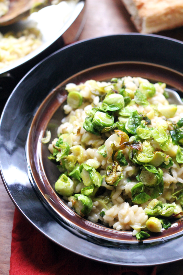 Brussels Sprouts Risotto from Eats Well With Others