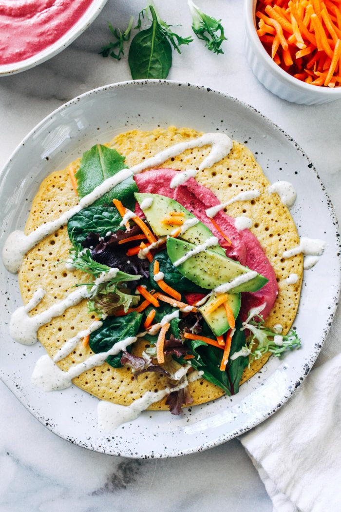 Chickpea Flour Crepes from Making Thyme for Health