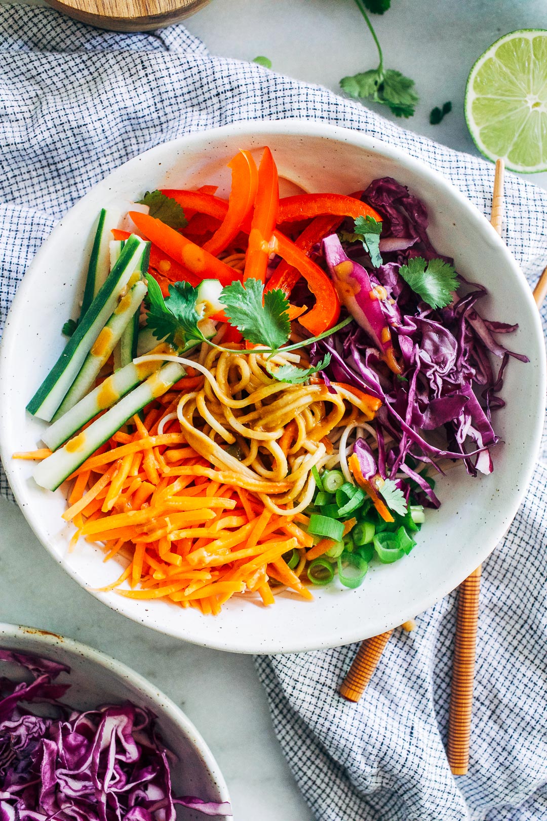 Peanut Soba Noodle Bowls