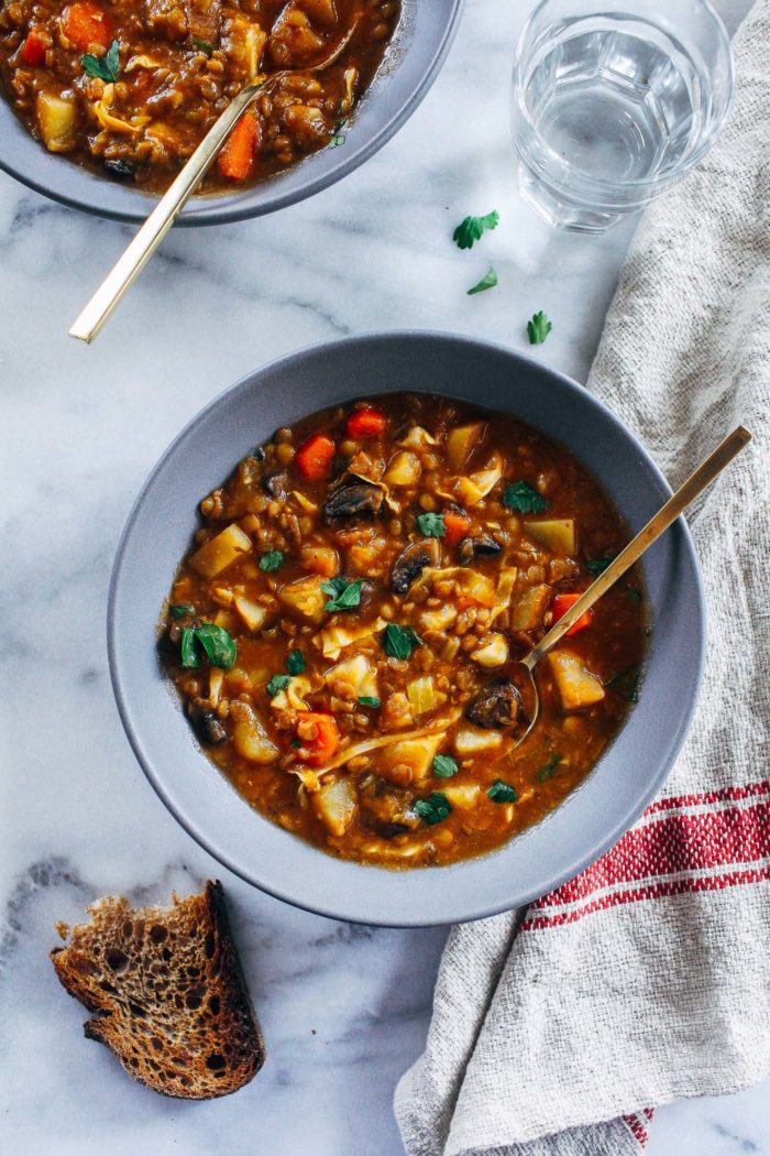 One-Pot Vegan Irish Stew from Making Thyme for Health
