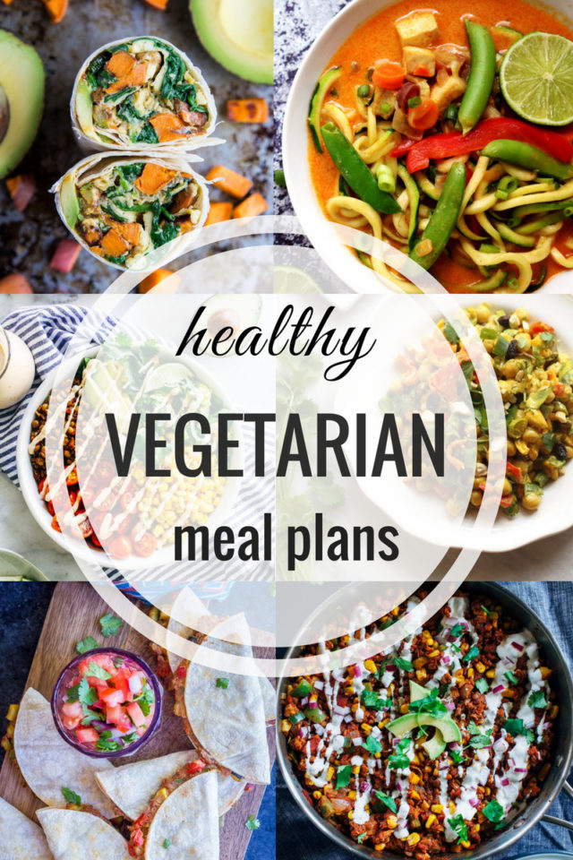 Healthy Vegetarian Meal Plans: Week 100 - Making Thyme for Health