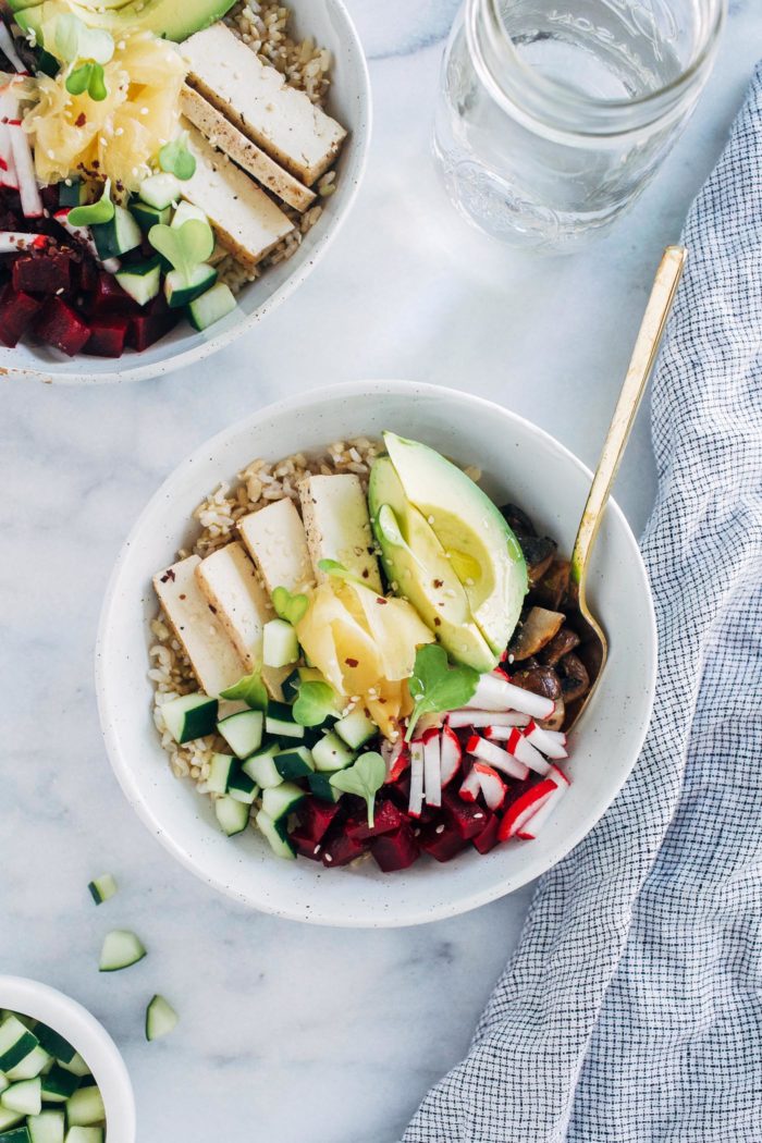 Vegan Poke Bowls from Making Thyme for Health