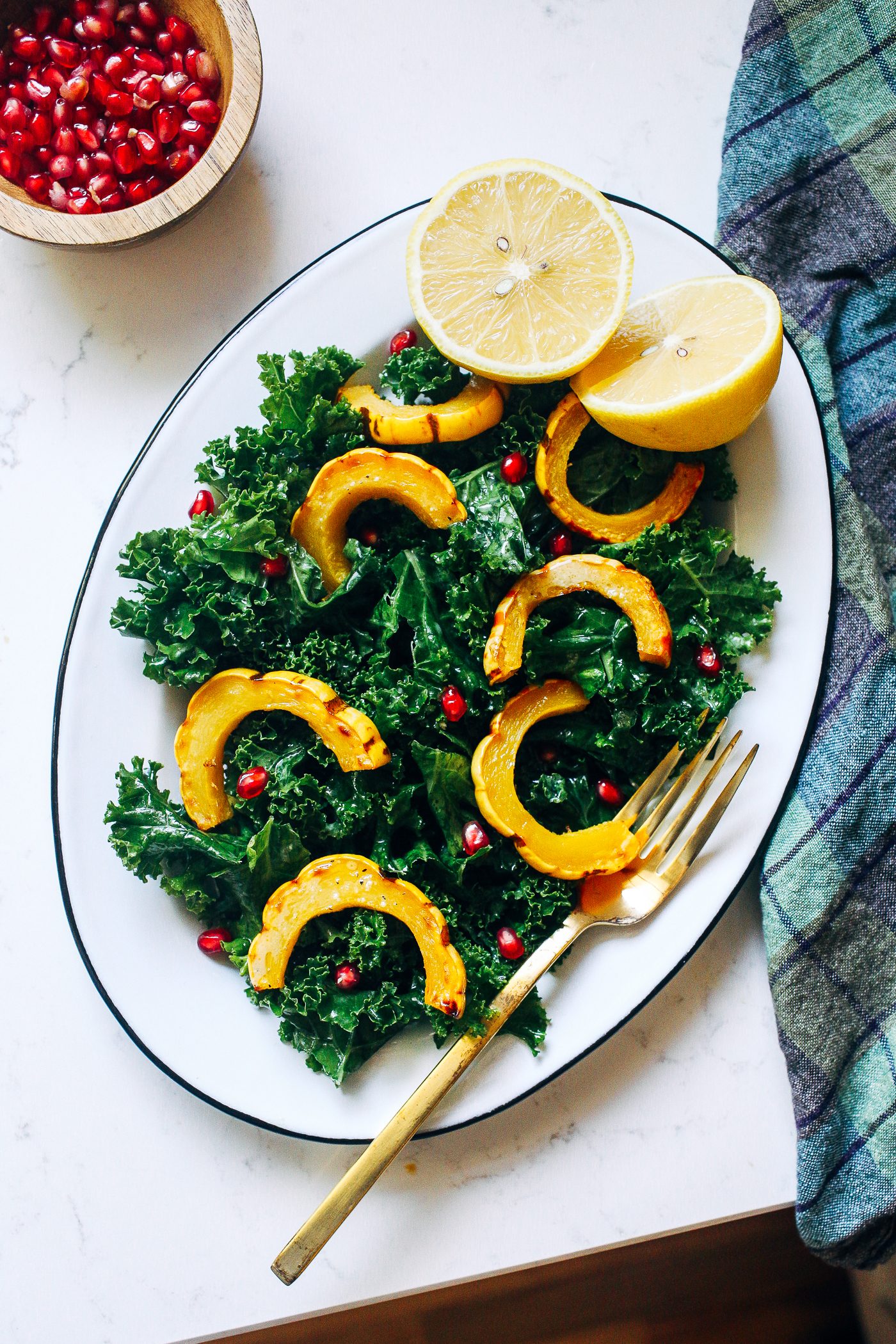 Roasted Maple Dijon Delicata Squash