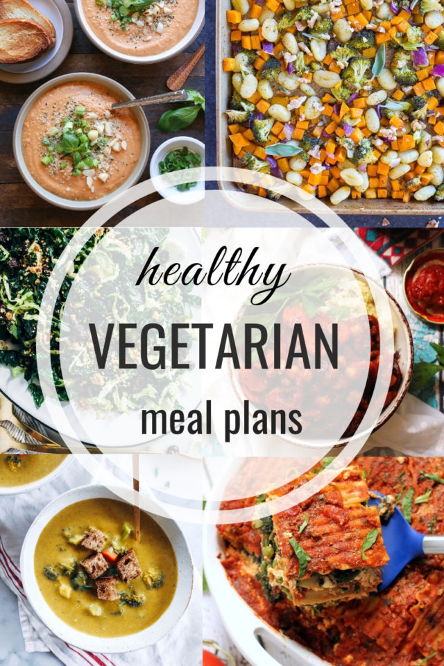 Healthy Vegetarian Meal Plans: Week of 11/24/18 - Making Thyme for Health