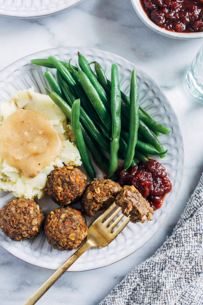 Vegan Thanksgiving 'Meatballs'