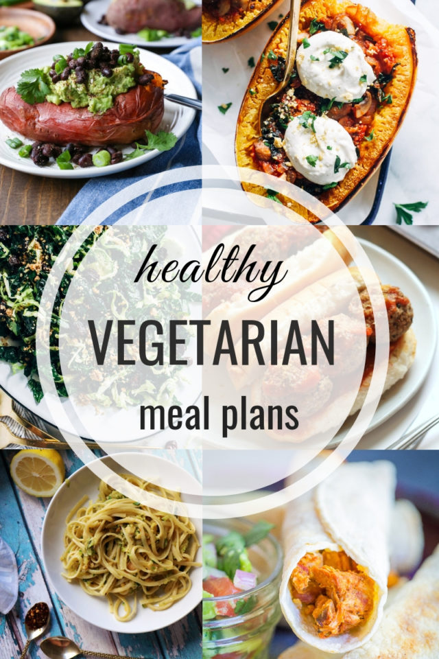 Healthy Vegetarian Meal Plans: Week of 12/8/18 - Making Thyme for Health