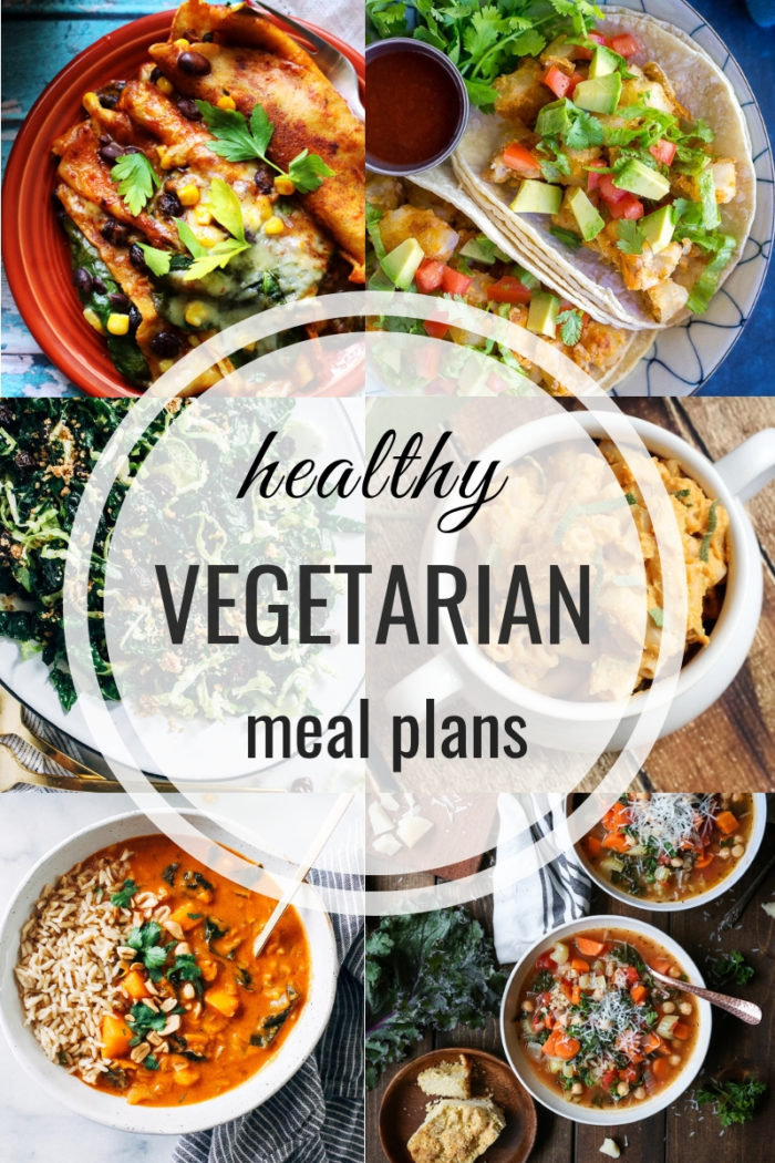 Healthy Vegetarian Meal Plans: Week of 12/29/18 - Making Thyme for Health
