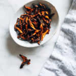 All you need is 4 ingredients to make this crispy shiitake mushroom bacon! Perfect for topping soups, salads, pasta or serving alongside your favorite brunch!﻿