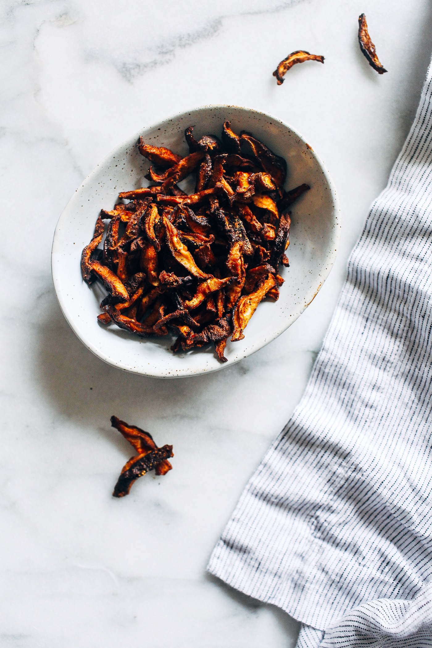 How to Make Crispy Shiitake Bacon
