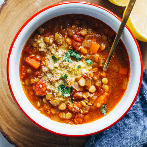 The Best Lentil Soup - Making Thyme for Health