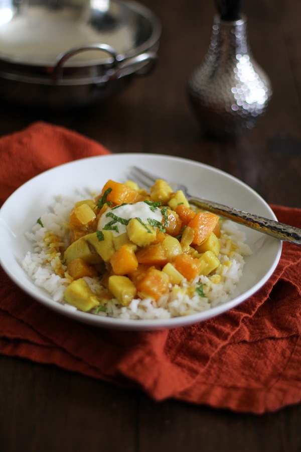 Butternut Squash and Yam Curry from The Roasted Root