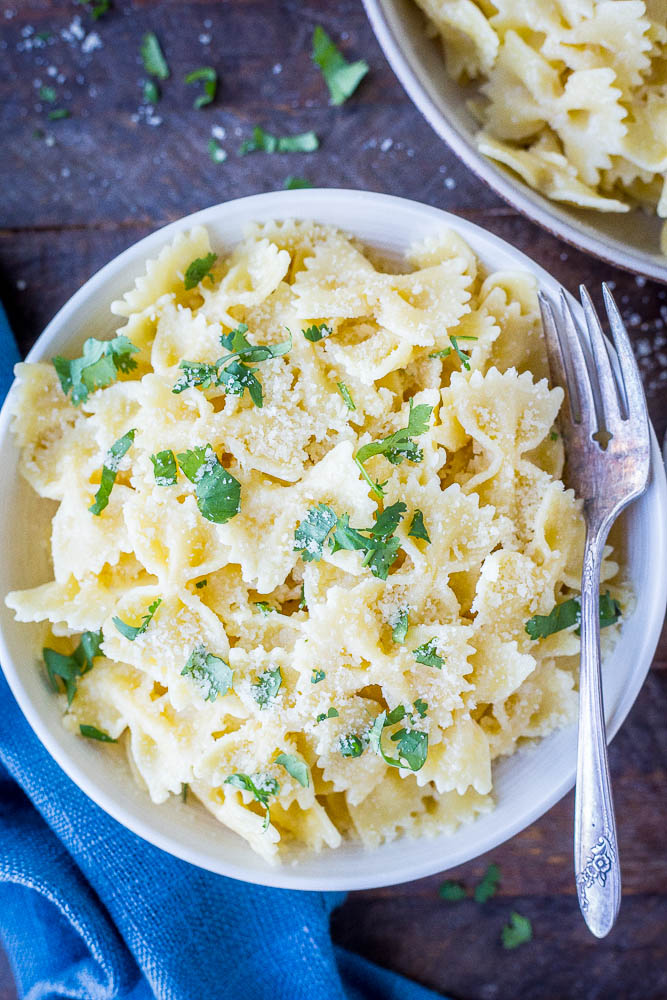 Easy Parmesan Pasta from She Likes Food