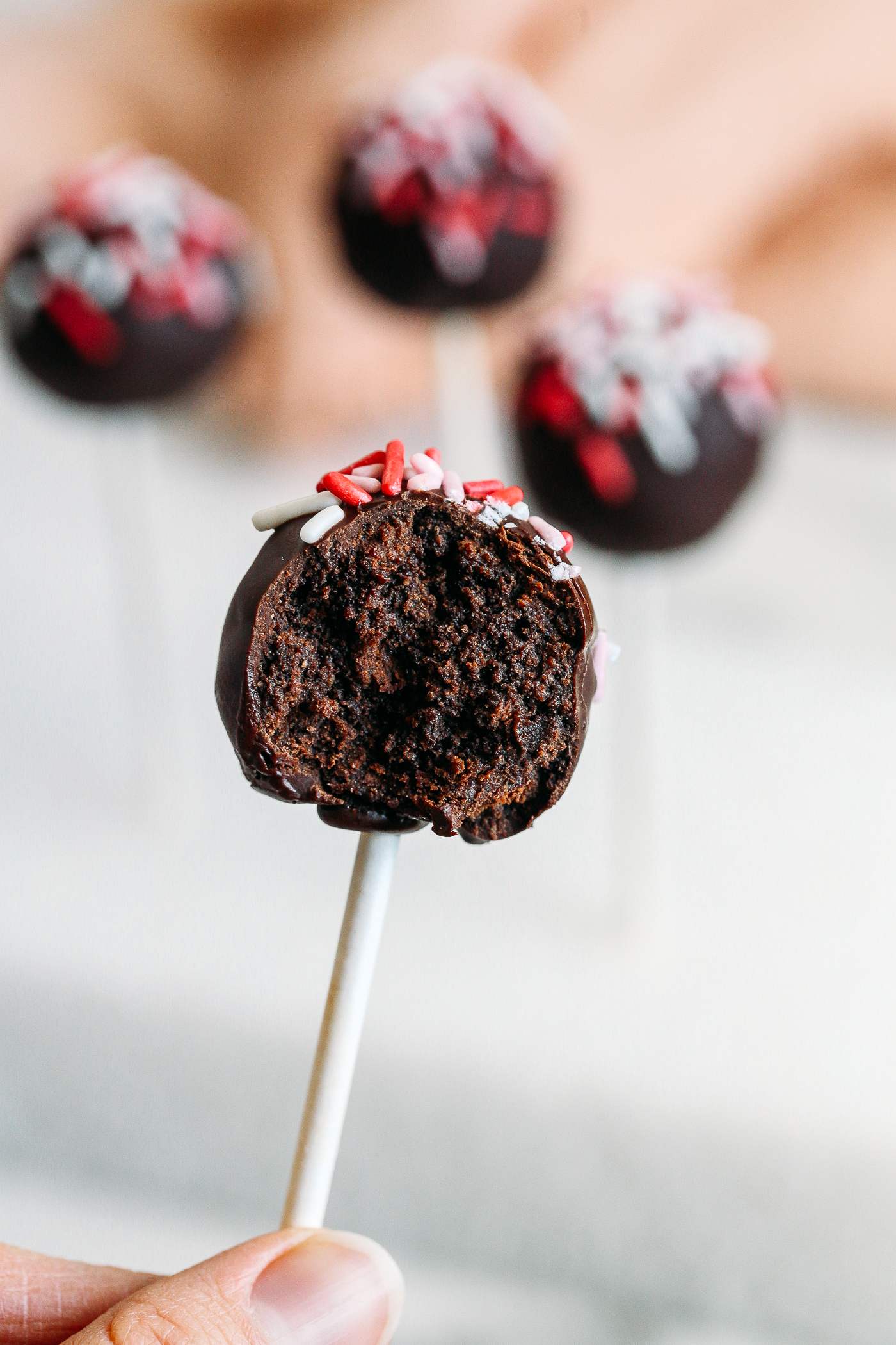 Grain-free Double Chocolate Cake Pops - Making Thyme for Health