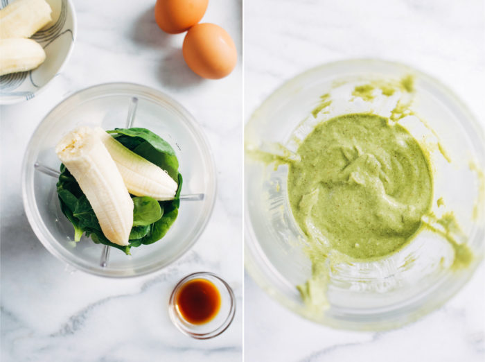 Super Green Baby Led Weaning Pancakes- packed full of nutrition (and greens!) these pancakes are the perfect option to serve for healthy breakfasts!