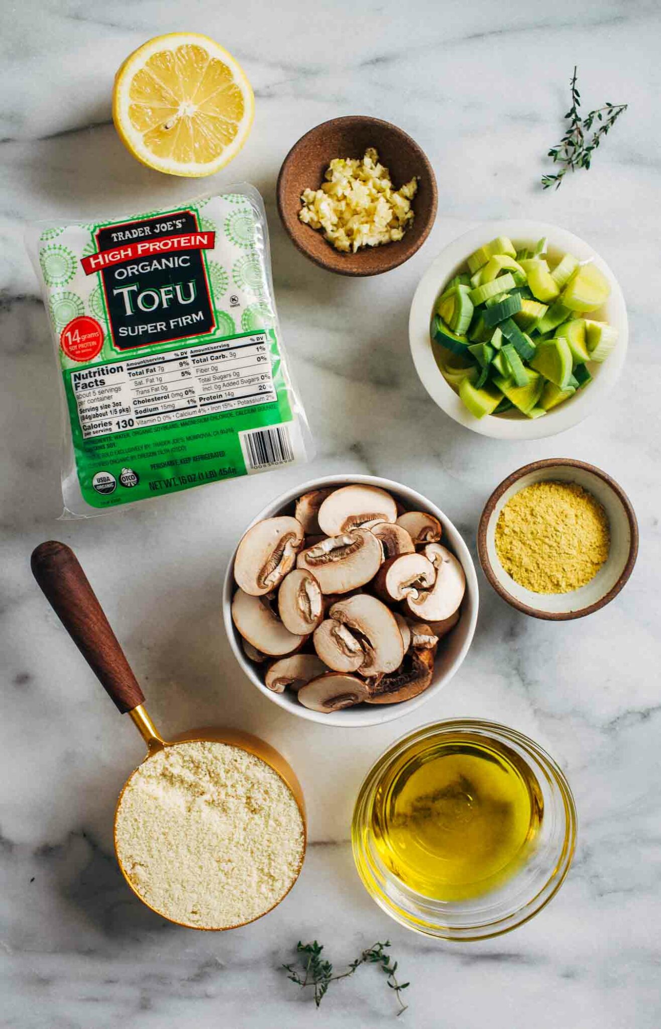 Vegan Mushroom Leek Quiche - Making Thyme for Health
