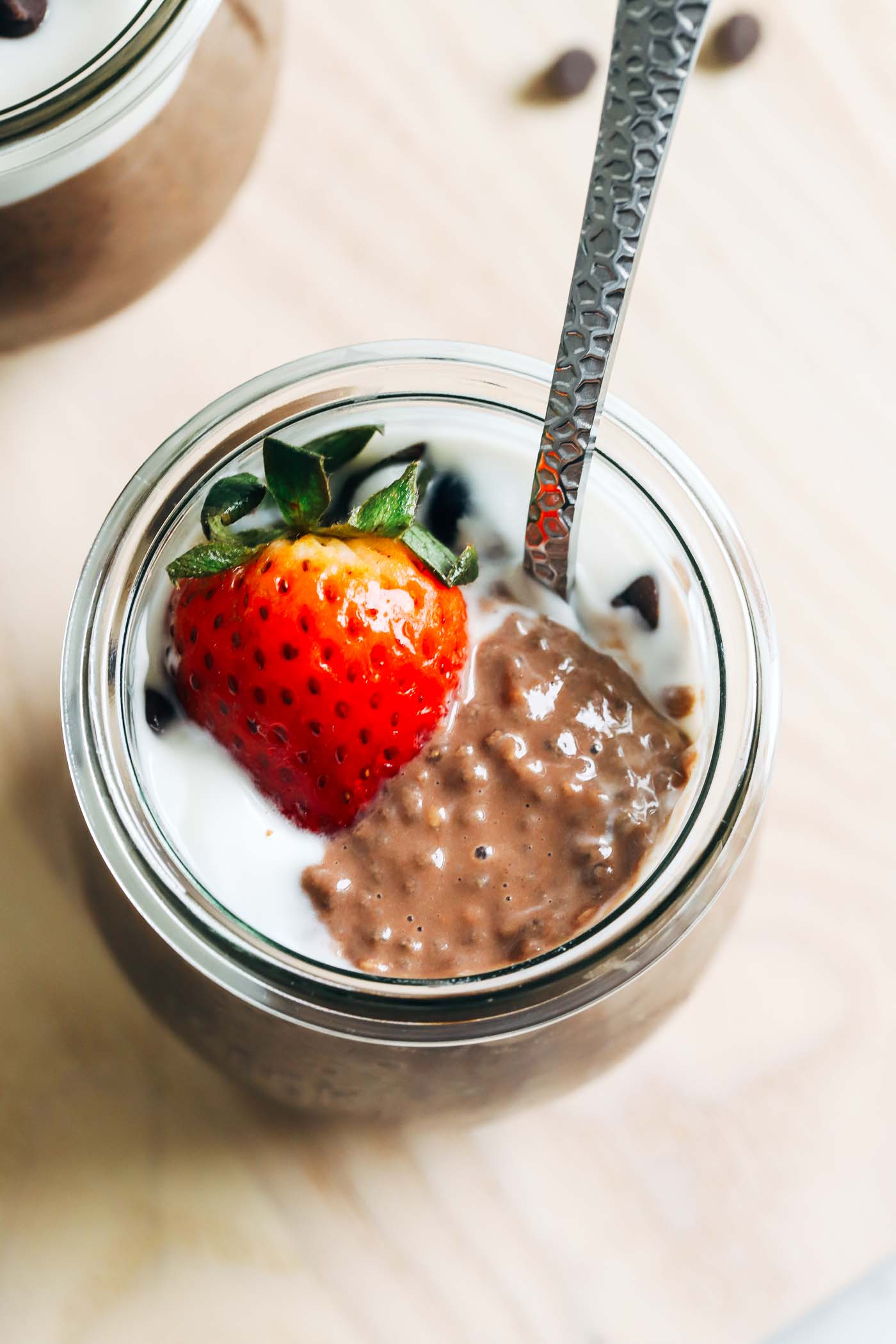 Easy Chocolate Protein Chia Seed Pudding
