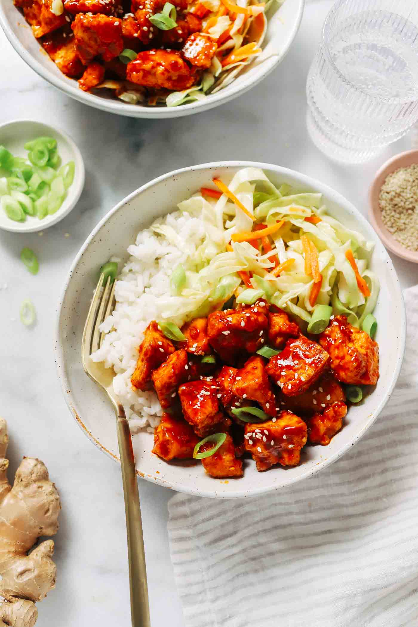 Gochujang Tofu Bowls