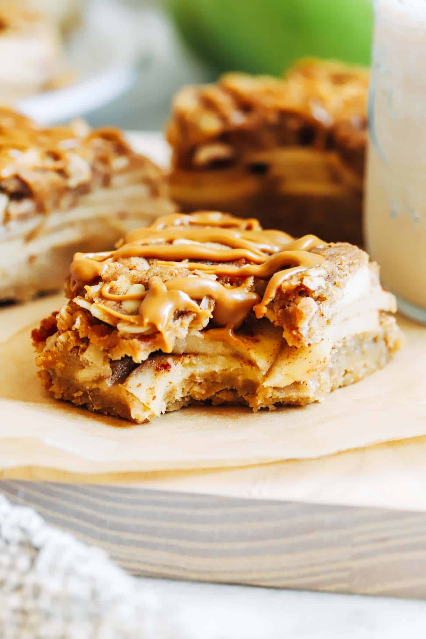 Apple Pie Bars (vegan + gluten-free)