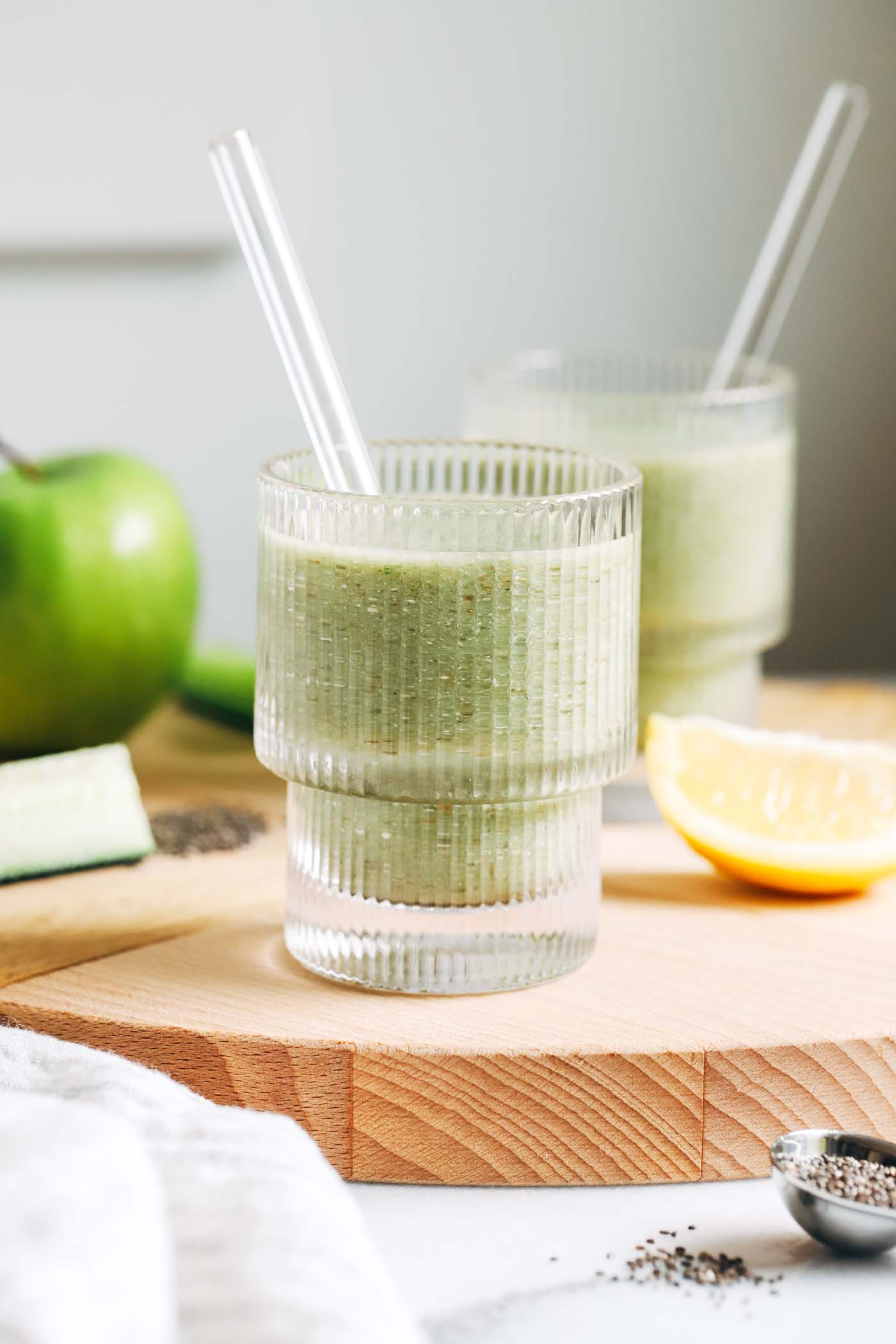 Glow Up Green Apple Cucumber Smoothie