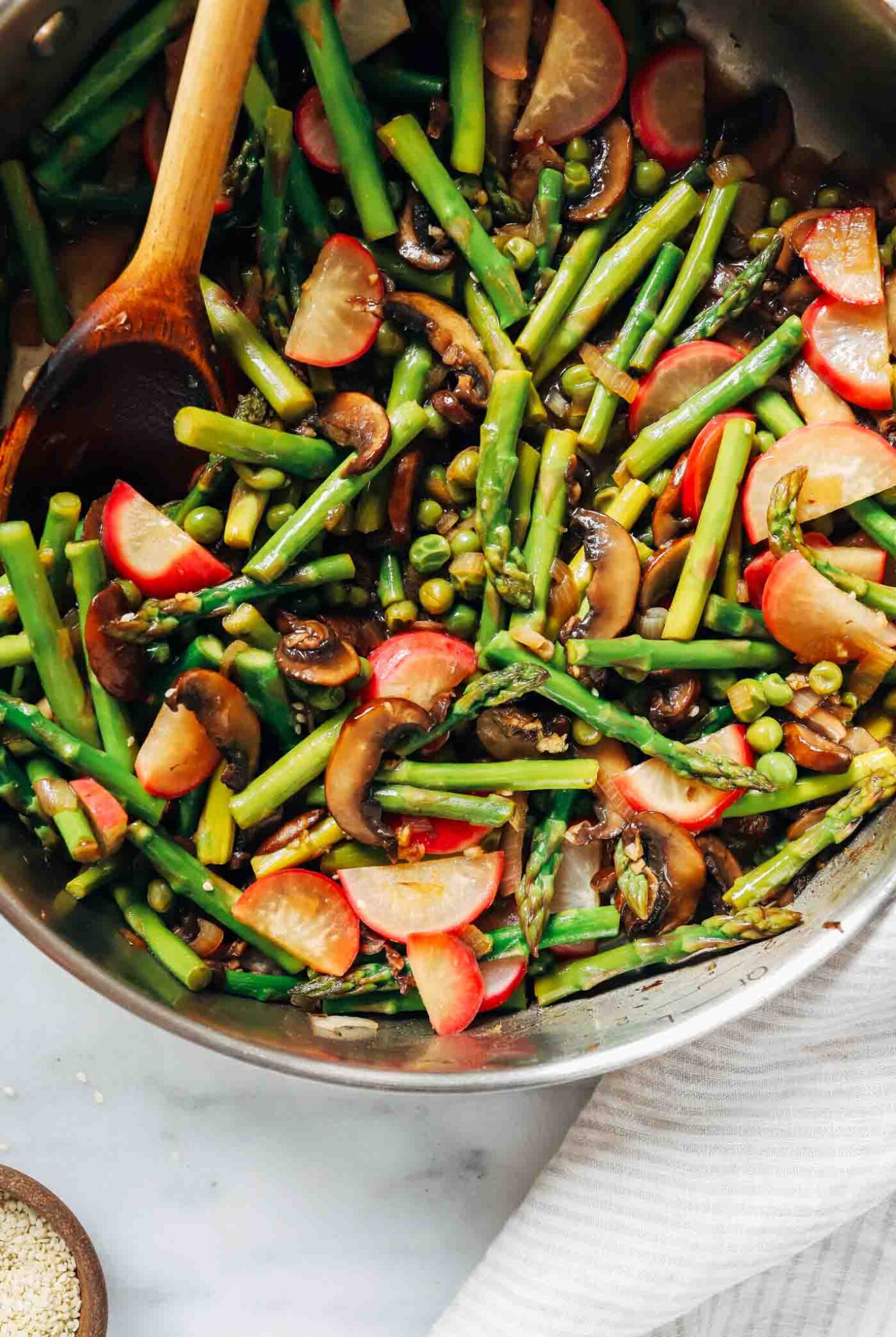 Spring Vegetable Stir Fry - Making Thyme for Health
