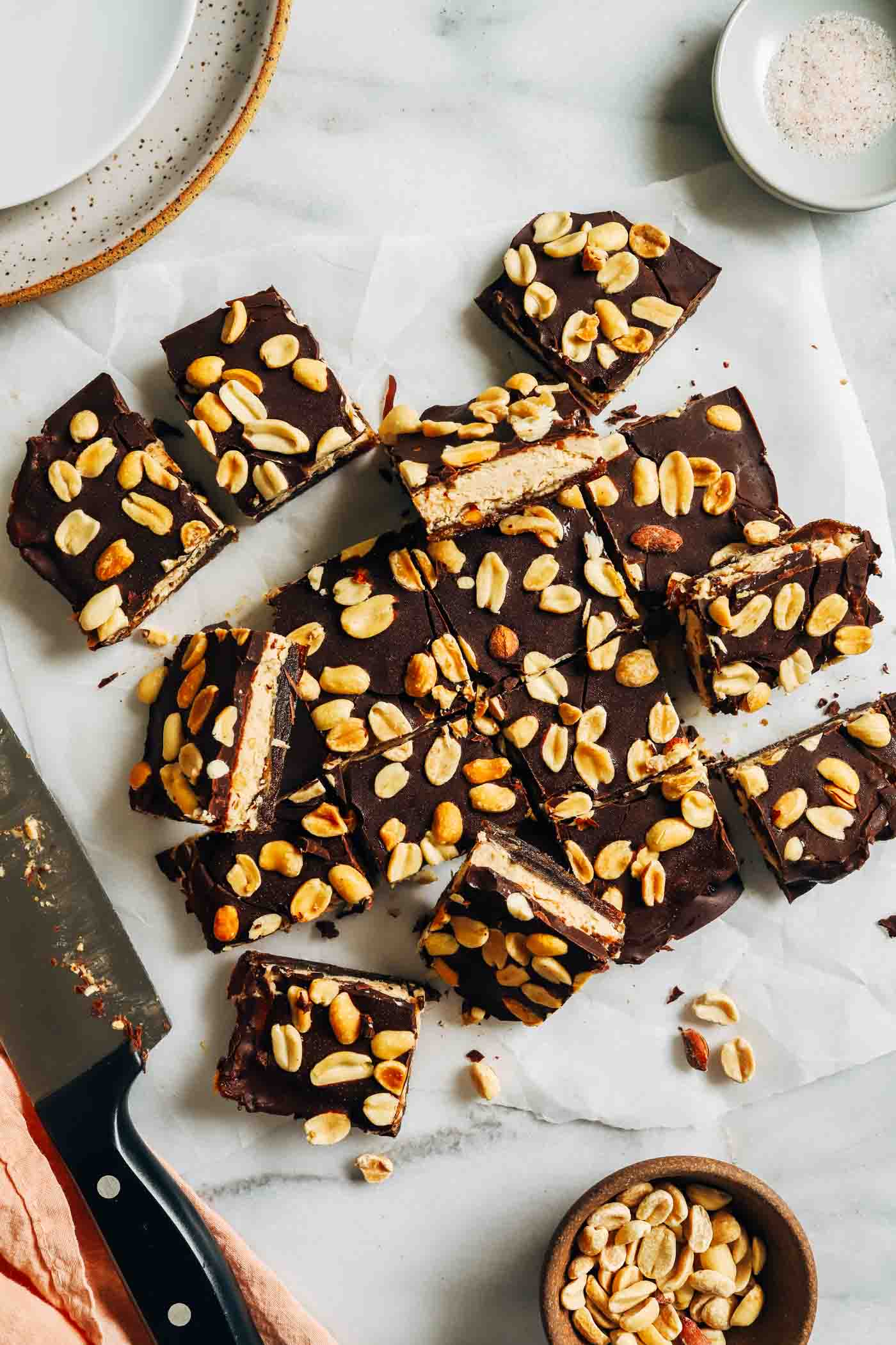 Date Snickers Ice Cream Bars