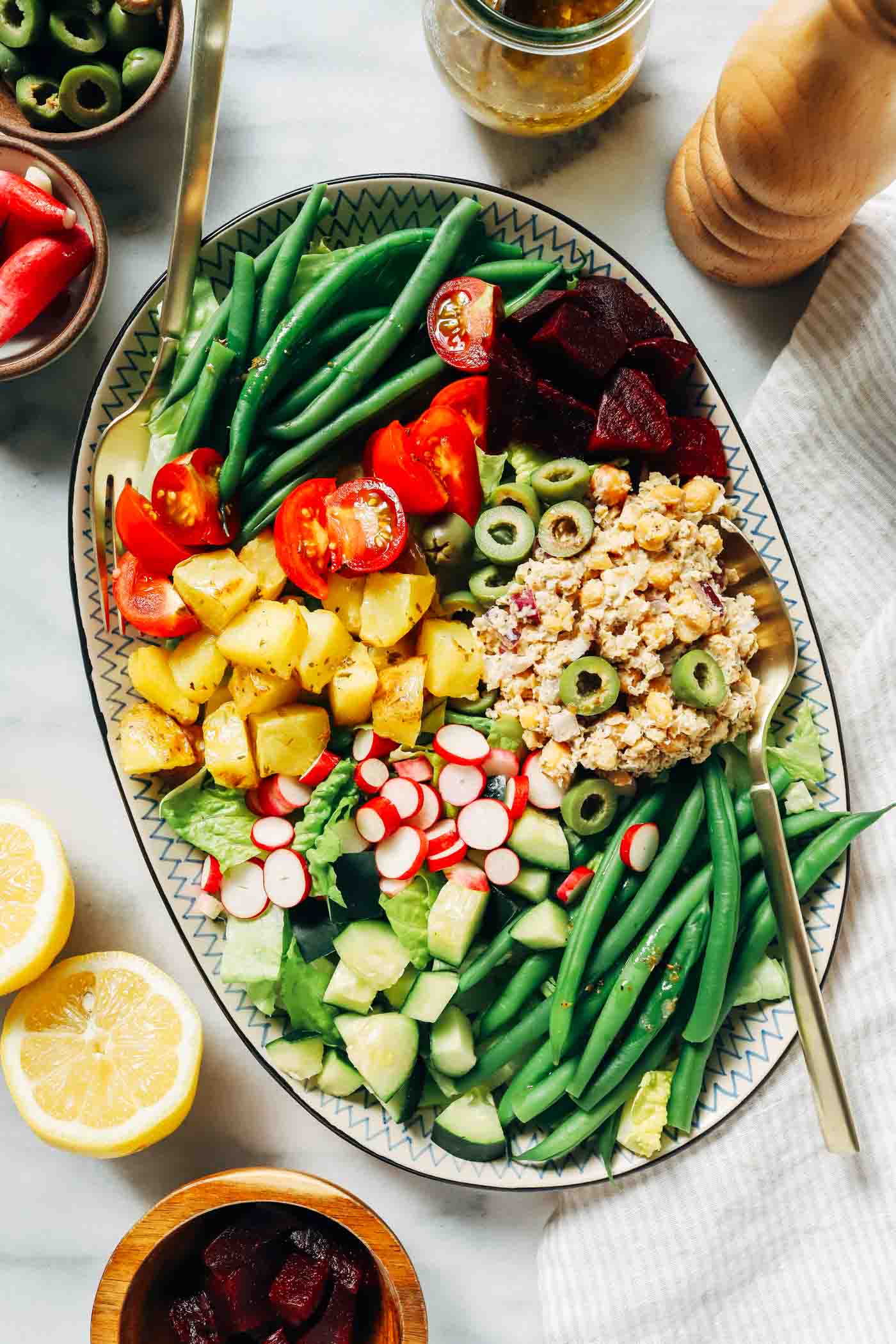 Niçoise Salad with Chickpea 'Tuna'