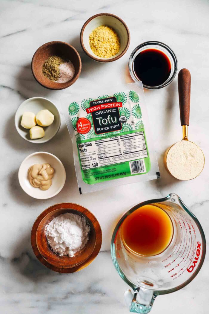 Easy Vegan 'Turkey' Roast- easy to make and perfect to prep in advance for the holidays, this vegan turkey roast packs 12 grams of protein per slice! (gluten-free + soy-free option)
