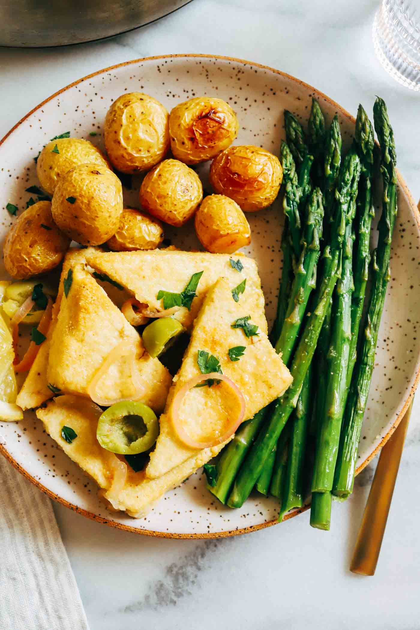 Lemon Shallot Tofu