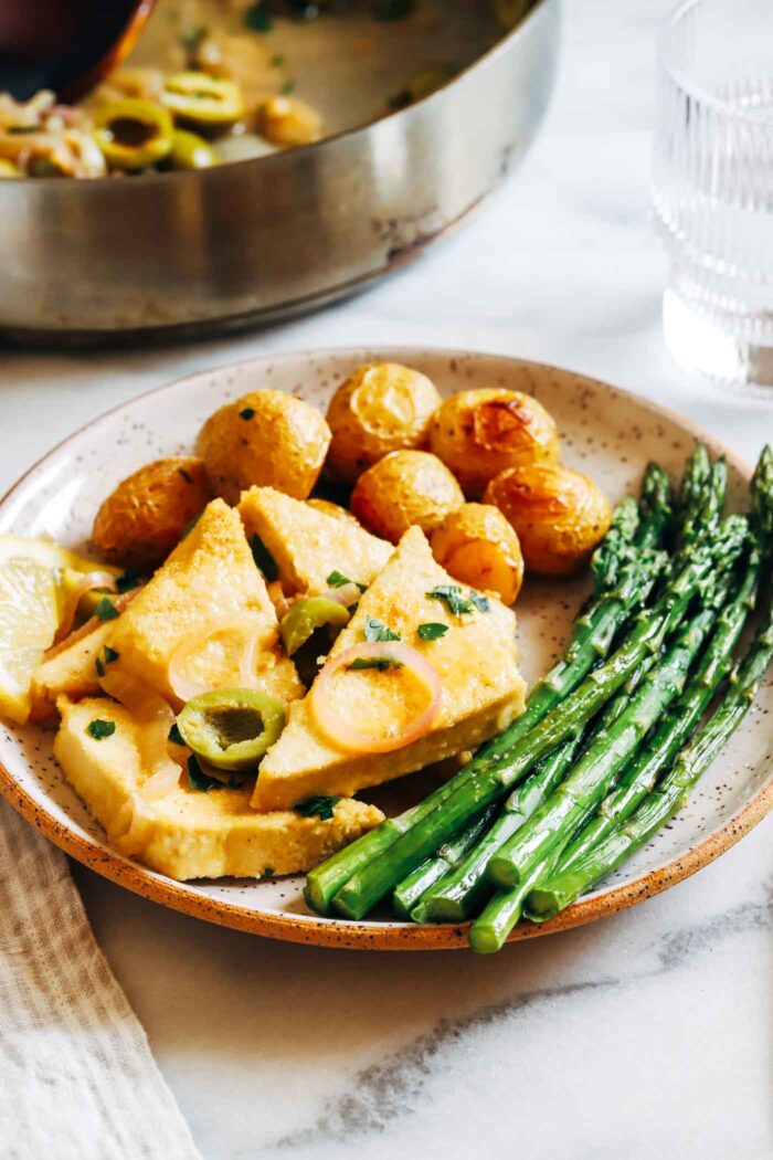 Made with simple pantry ingredients, this elevated take on tofu comes together in less than 30 minutes. Perfect for an easy and protein-packed weeknight meal! (vegan, gluten-free)