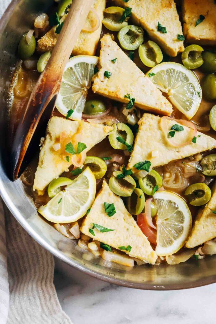Made with simple pantry ingredients, this elevated take on tofu comes together in less than 30 minutes. Perfect for an easy and protein-packed weeknight meal! (vegan, gluten-free)